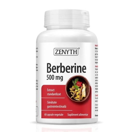 Berberine, 500mg, 60 capsule, Zenyth