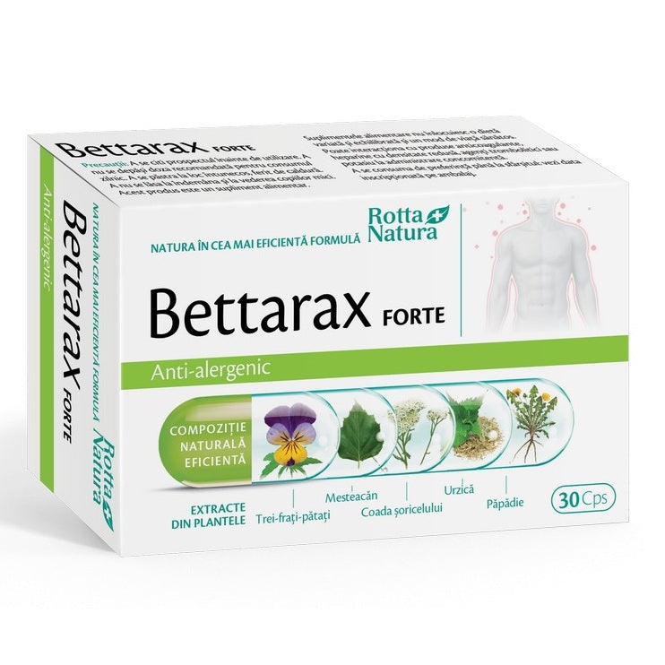 Bettarax Forte, 30 capsule, Rotta Natura