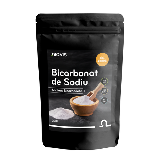 Bicarbonat de sodiu, 250 g, Niavis Bio