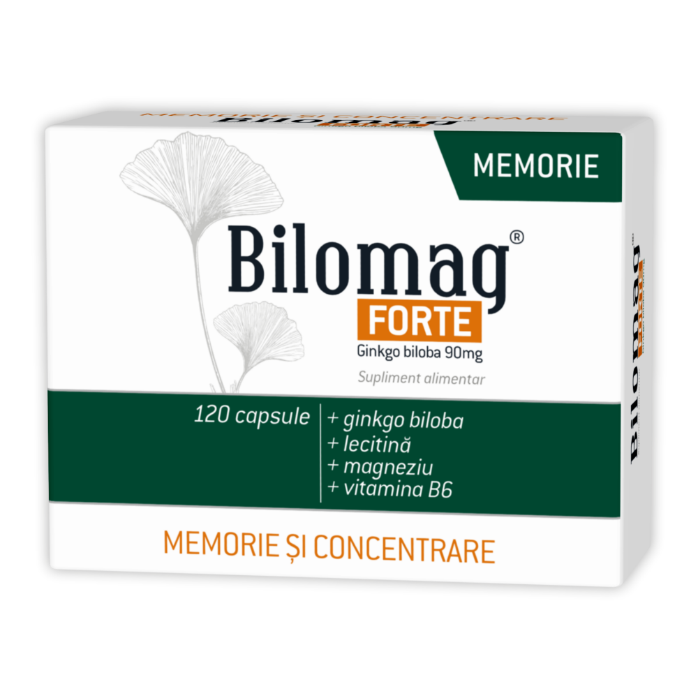 Bilomag forte memorie, 120 capsule, Zdrovit