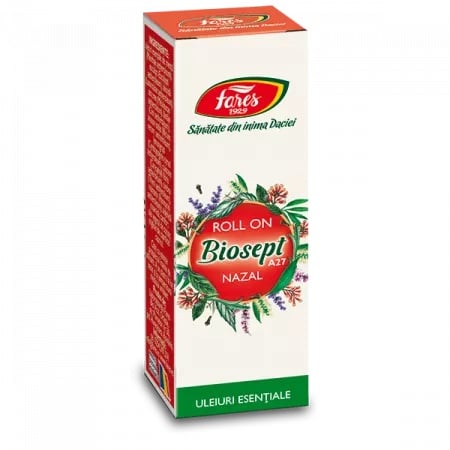 Biosept Nazal ulei roll-on A27, 5ml, Fares