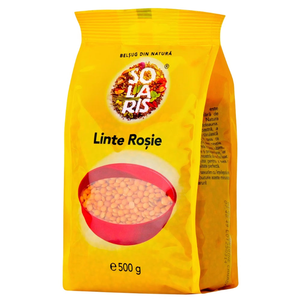 Linte rosie boabe, 500 g, Solaris