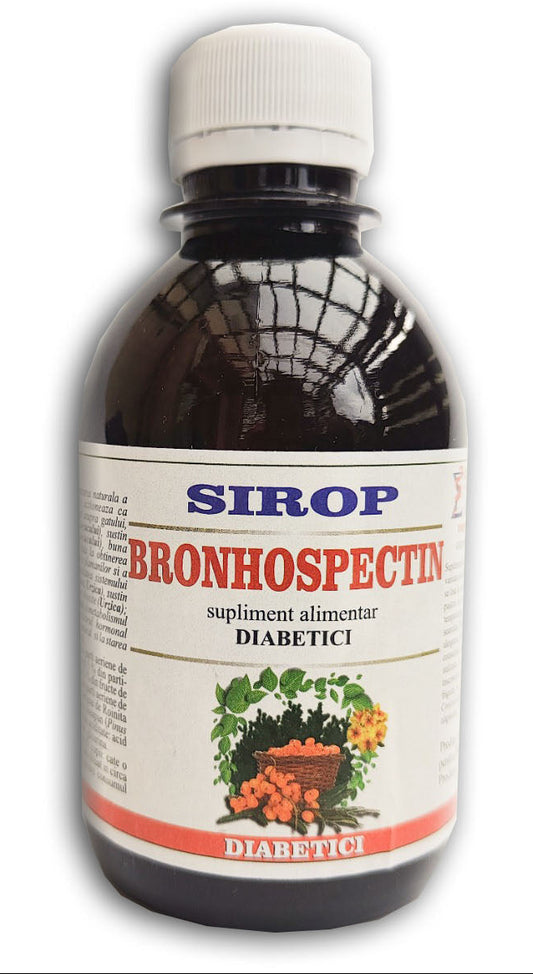 Sirop Bronhospectin pentru diabetici, 200ml, Elidor