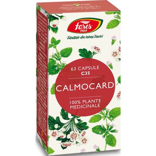 Calmocard , C35, 63 capsule, Fares