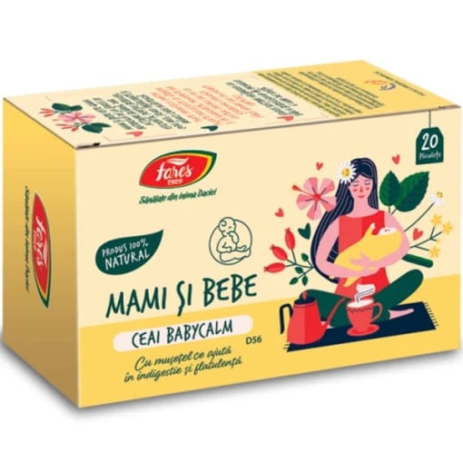 Ceai Babycalm Mami si Bebe, 20 plicuri, Fares