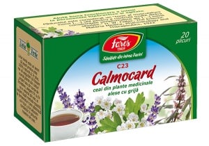 Ceai Calmocard, C23, 20 plicuri, Fares