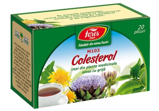 Ceai colesterol, 20 plicuri, Fares