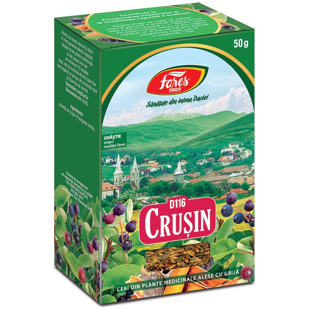 Ceai Crusin scoarta D 116, 50 g, Fares