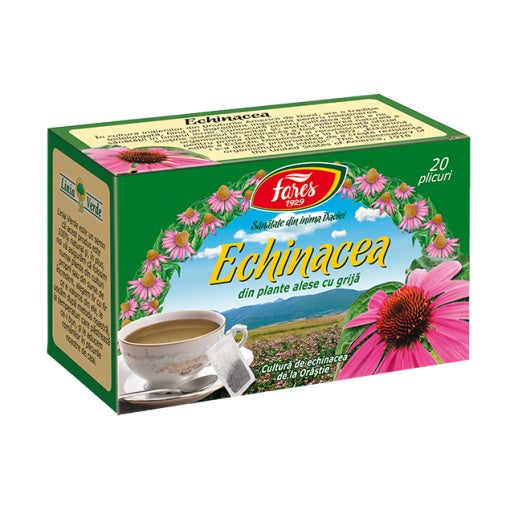 Ceai Echinacea, 20 plicuri, Fares