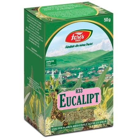 Ceai Eucalipt frunze, R33, 50g, Fares