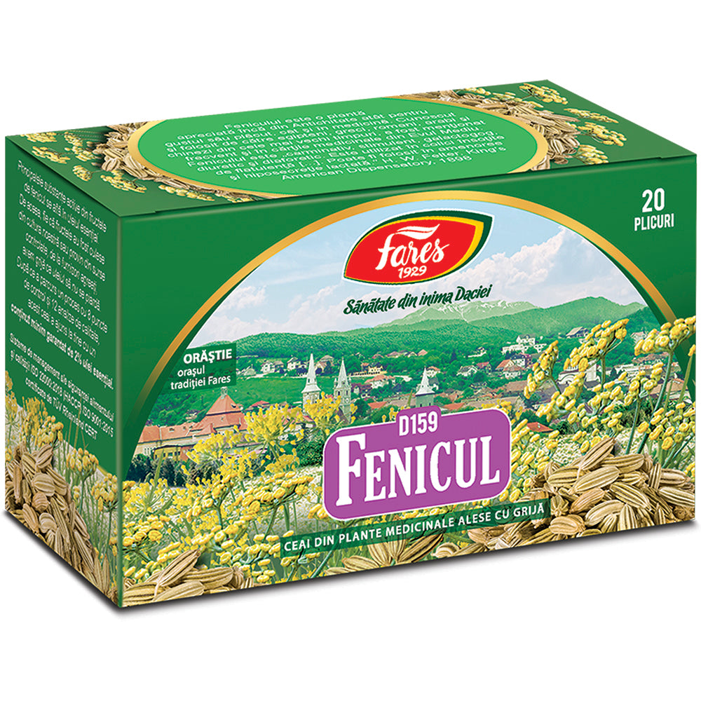 Ceai Fenicul D 159, 20 plicuri, Fares