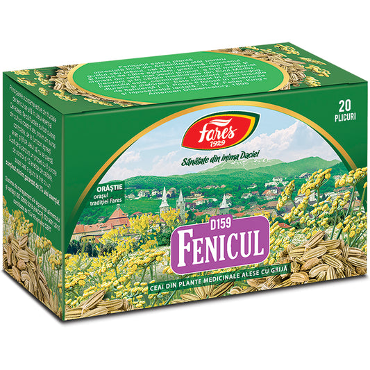 Ceai Fenicul D 159, 20 plicuri, Fares