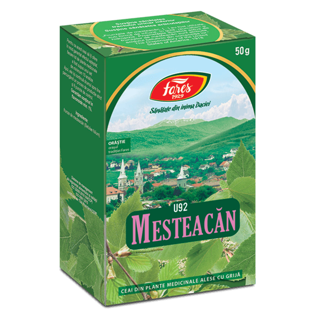 Ceai Mesteacan frunze U 92, 50 g, Fares