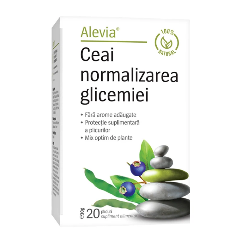 Ceai Normalizarea Glicemiei 20 Plicuri, Alevia