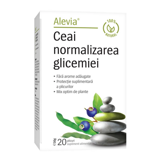 Ceai Normalizarea Glicemiei 20 Plicuri, Alevia