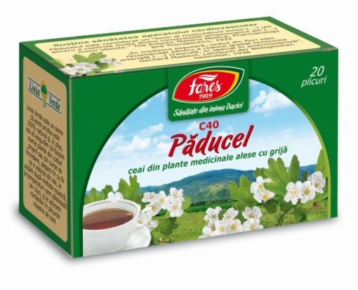 Ceai paducel, 20 plicuri, Fares