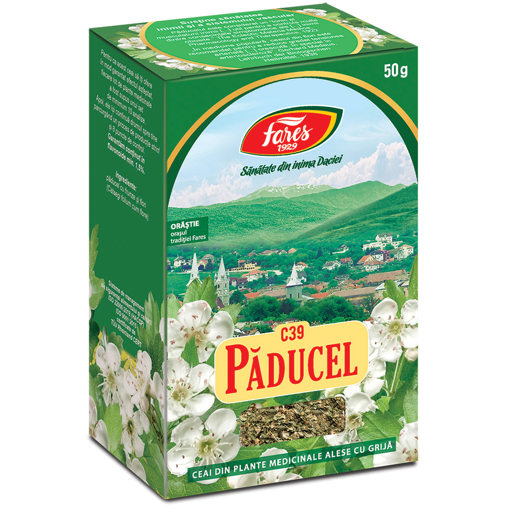 Ceai Paducel frunze si flori C 39, 50 g, Fares