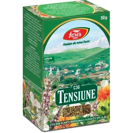 Ceai pentru tensiune, C36, 50g, Fares