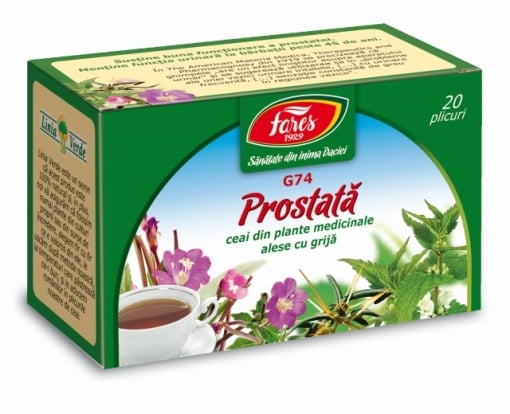 Ceai prostata, 20 plicuri, Fares