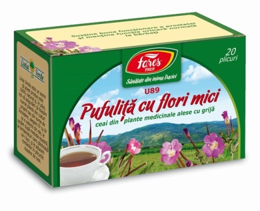 Ceai pufulita flori mici, 20 plicuri, Fares