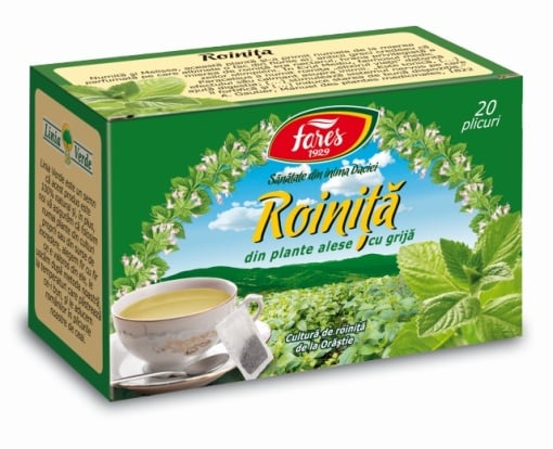 Ceai roinita, 20 de plicuri, Fares