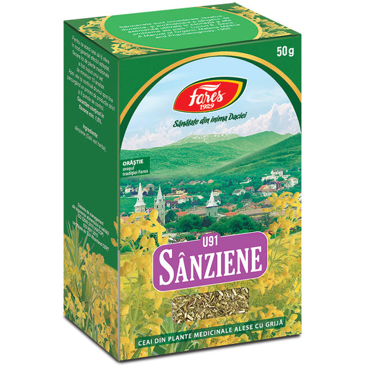 Ceai Sanziene iarba U 91, 50 g, Fares