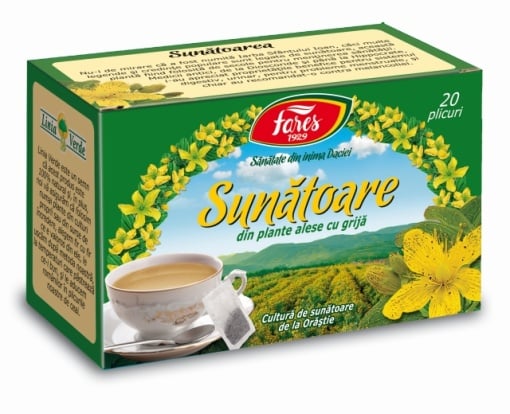 Ceai sunatoare, 20 plicuri, Fares