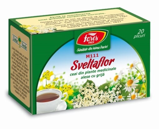 Ceai Sveltaflor, 20 plicuri, Fares