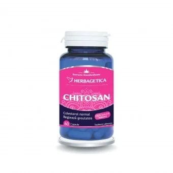 Chitosan, 60 capsule, Herbagetica