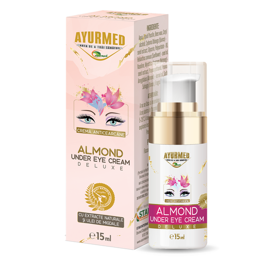 Crema anticearcane cu ulei de migdale, 15 ml, Ayurmed
