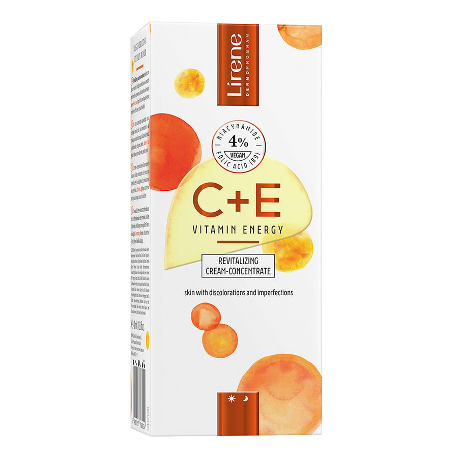 Crema-concentrat revitalizanta pentru fata C+E Pro, 30 ml, Lirene
