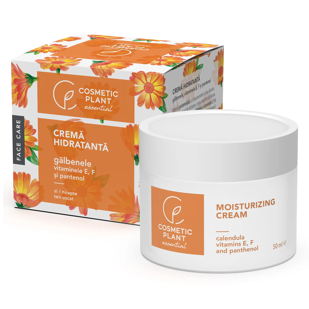 Crema hidratanta cu galbenele Essential, 50 ml, Cosmetic Plant