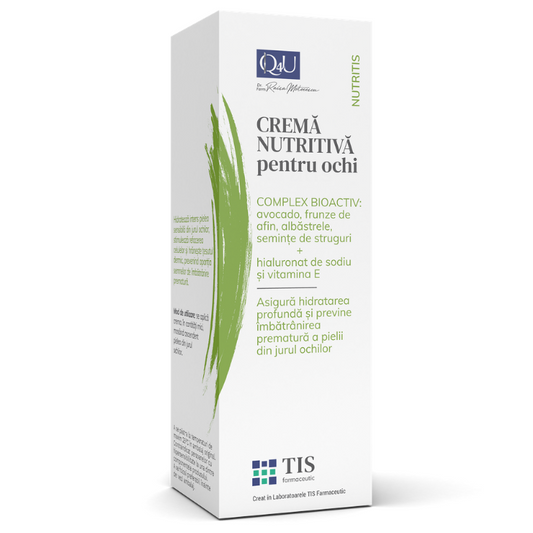 Crema nutritiva pentru ochi Nutritis Q4U, 20 ml, Tis Farmaceutic