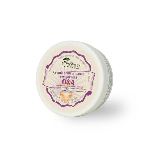 Crema pentru masaj revigoranta O&A, 120 ml, Natura Plant