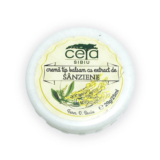 Crema tip balsam cu extract de sanziene, 20 g, Ceta Sibiu