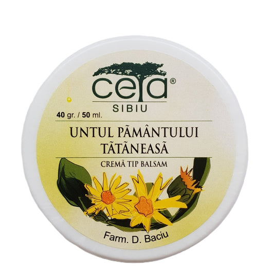 Crema tip balsam cu Untul Pamantului si Tataneasa, 40 g, Ceta Sibiu