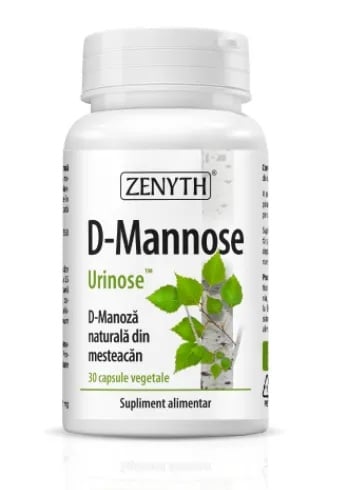 D-Mannose, 30 capsule vegetale, Zenyth