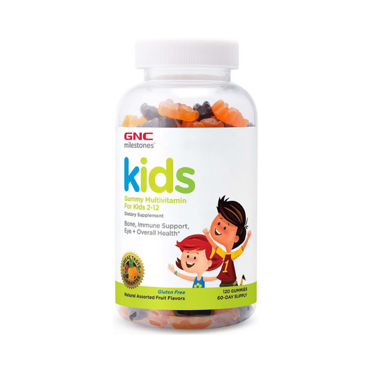 GNC Milestones Kids Multivitamin Gummy, Multivitamine Pentru Copii 2-12 Ani, 120 Jeleuri