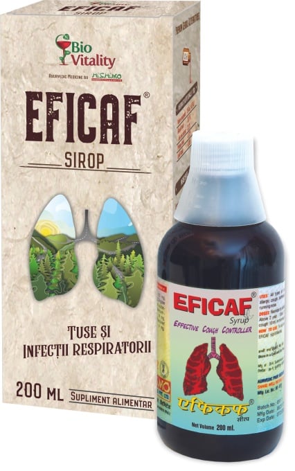 Eficaf-R sirop 200 ml, Bio Vitality