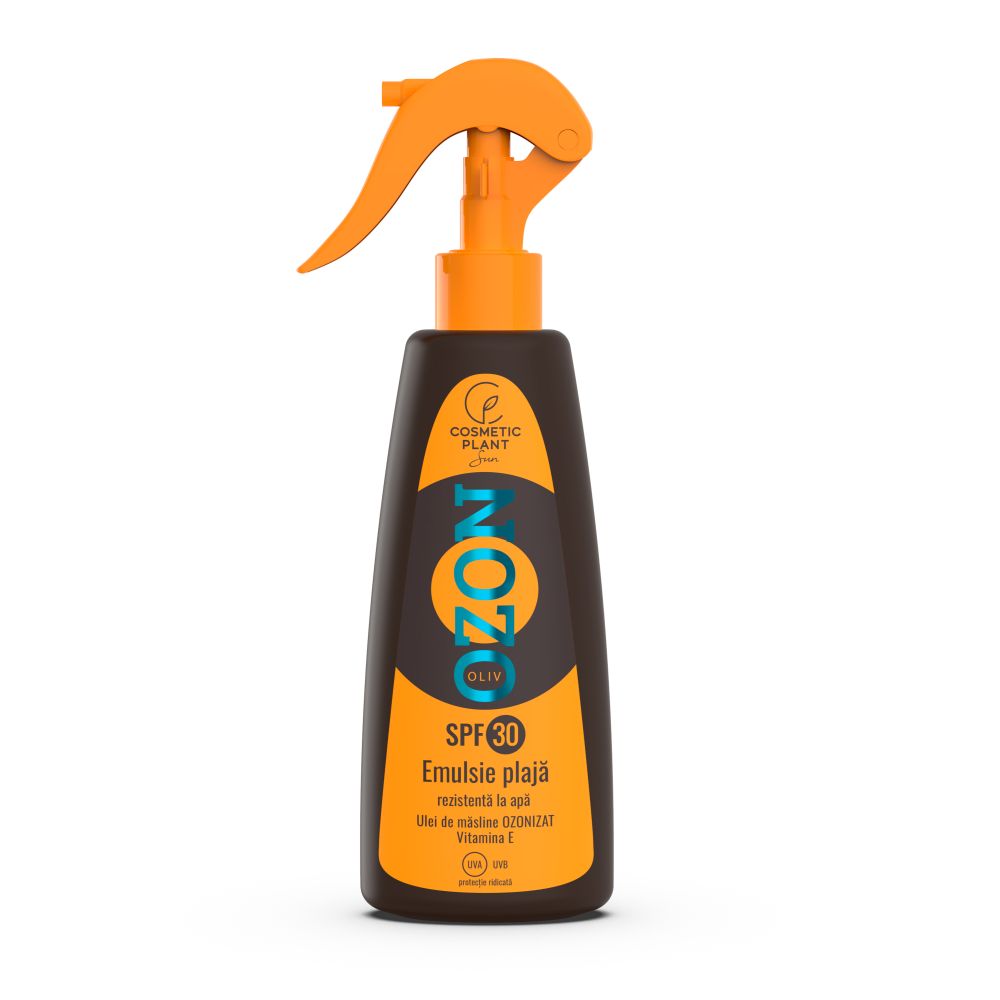 Emulsie de plaja rezistenta la apa cu SPF30 Ozon, 200 ml, Cosmetic Plant
