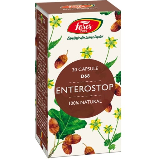Enterostop, D68, 30 capsule, Fares