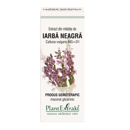 Extract din mladite de iarba neagra, 50ml, PlantExtrakt