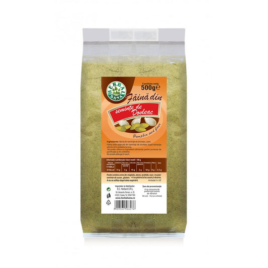 Faina de Dovleac, 500 g, Herbavit