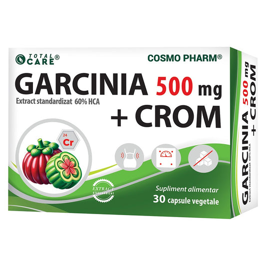 Garcinia + Crom, 30 capsule, Cosmopharm