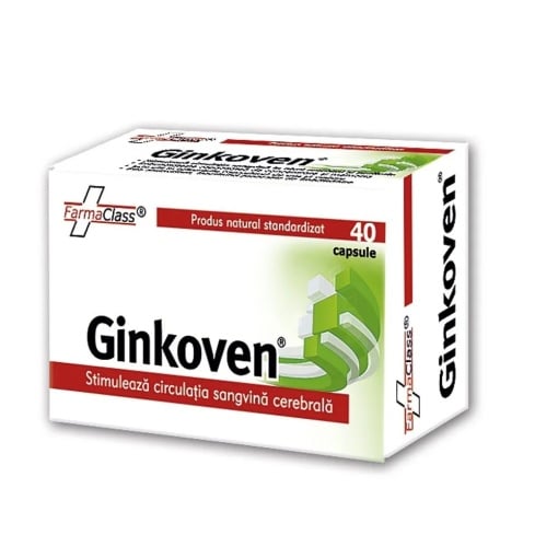 Ginkoven, 40 capsule, FarmaClass