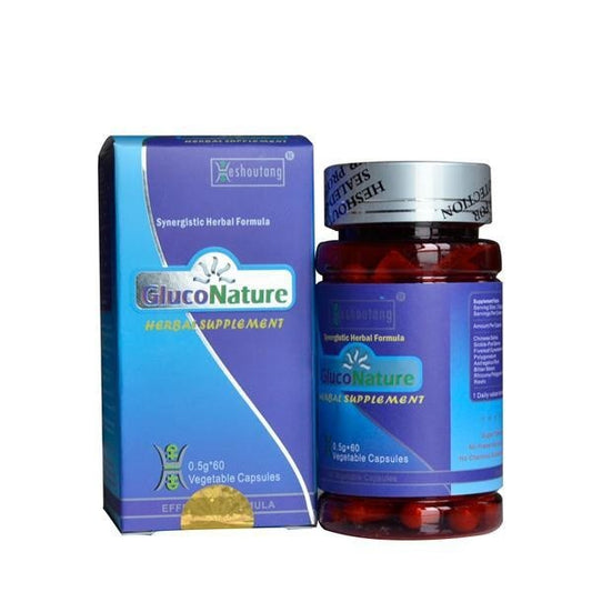 GlucoNature, 60 cpsule, Qingdao Heshoutang