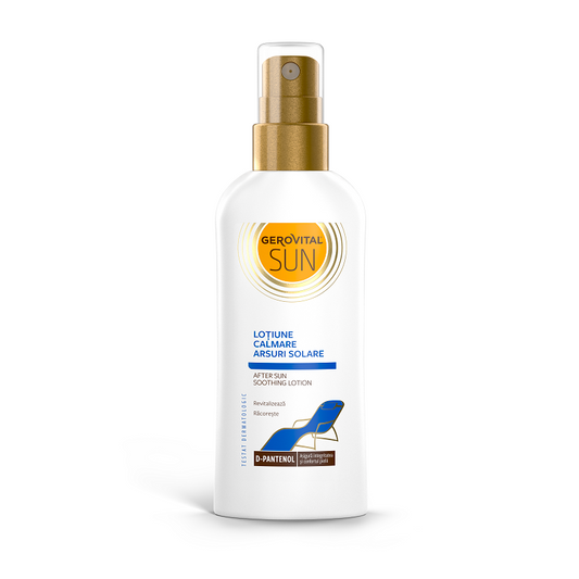 Lotiune calmare arsuri solare Sun, 150 ml, Gerovital