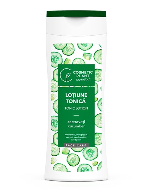 Lotiune tonica cu suc de castraveti, 200 ml, Cosmetic Plant