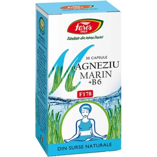 Magneziu + B6, F178, 30 capsule, Fares