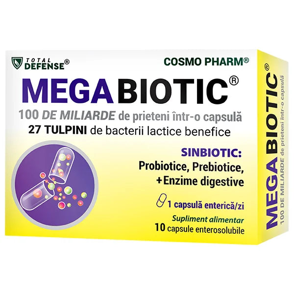 CADOU MegaBiotic, 10 capsule, Cosmopharm